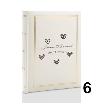 Album ślubny wsuwany na 100 zdjęć 10x15 personalizowany 12 wzorów